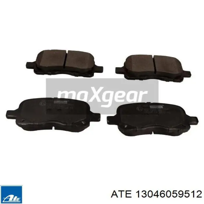 Передние тормозные колодки 13046059512 ATE