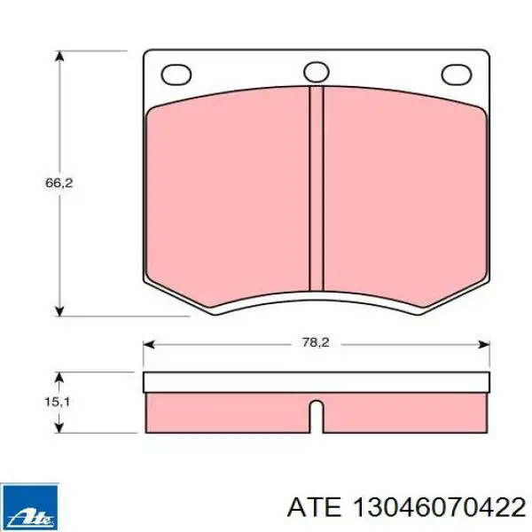 1541680 Ford Колодки передние
