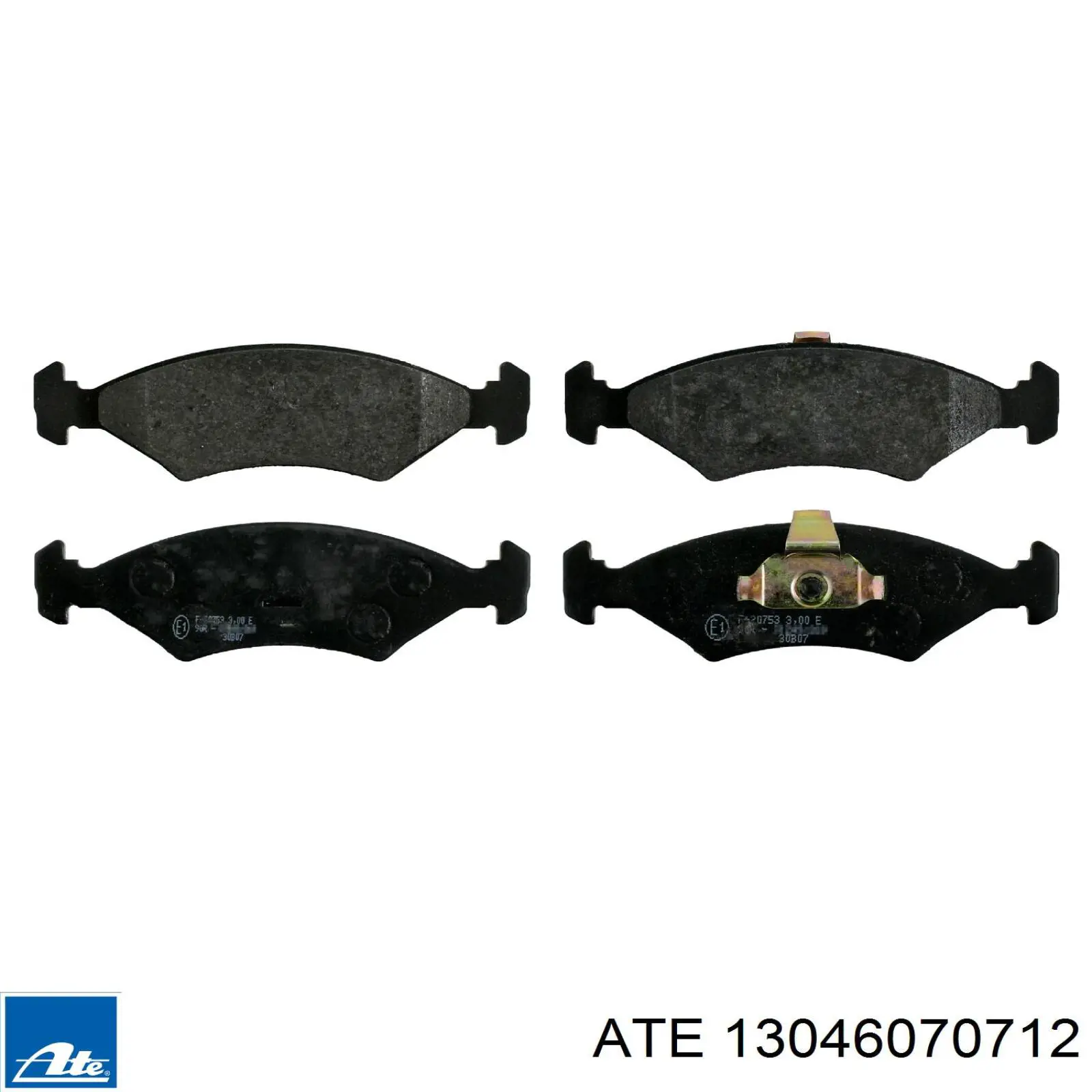 Передние тормозные колодки 13046070712 ATE