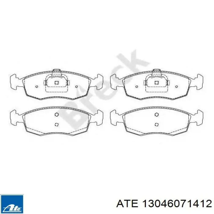 Колодки ATE 13046071412 цена, от 18.80 USD