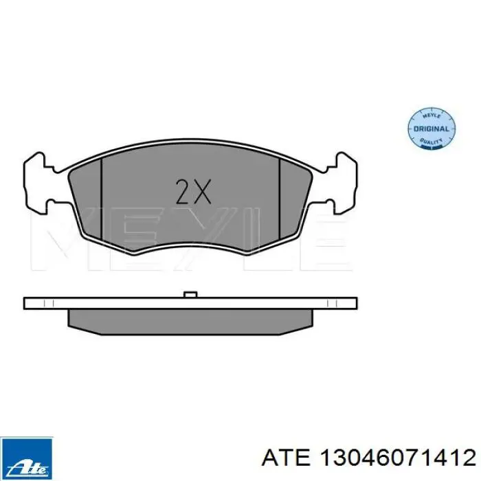Тормозные колодки ATE 13046071412