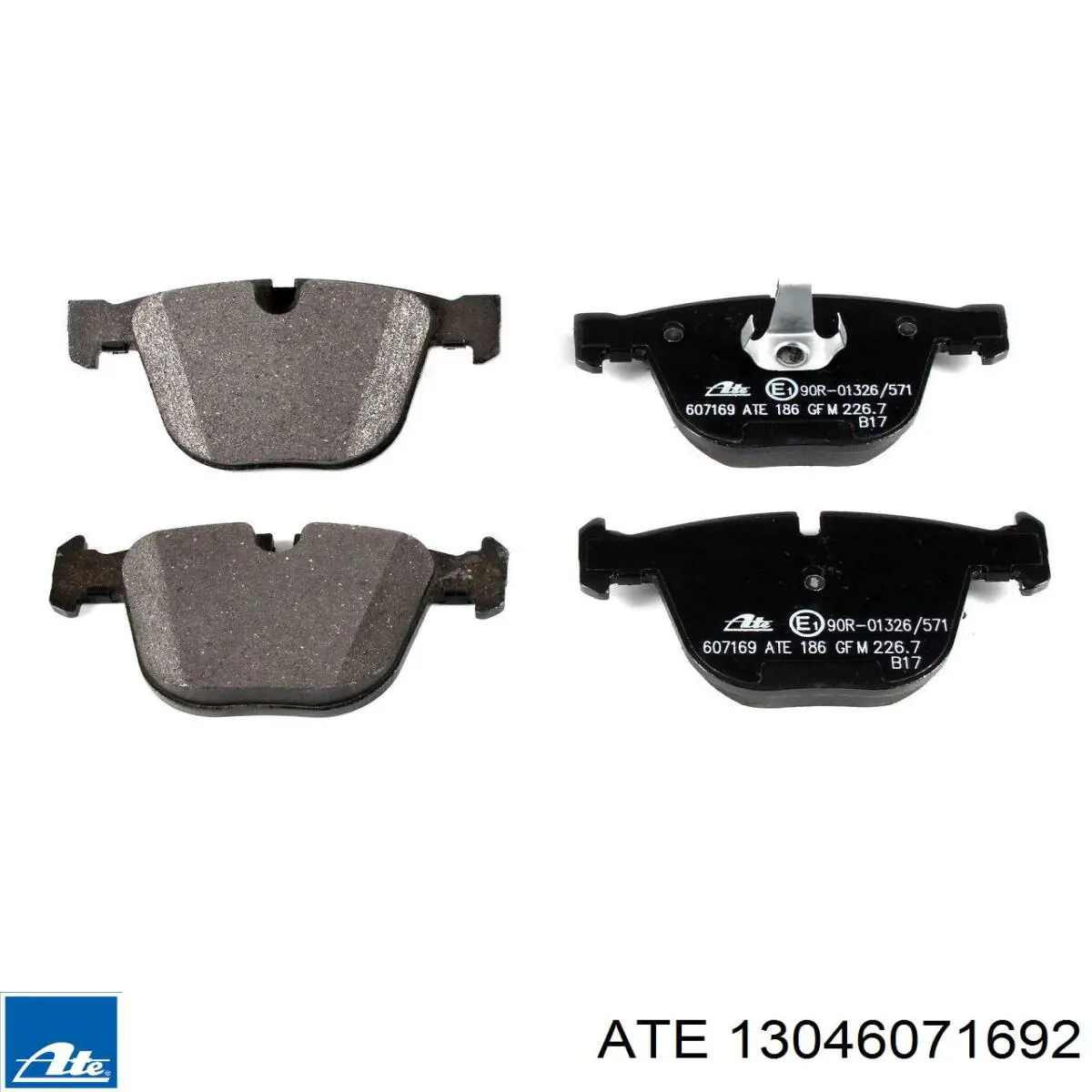Колодки дисковые  ATE 13046071692 цена, от 73.36 USD