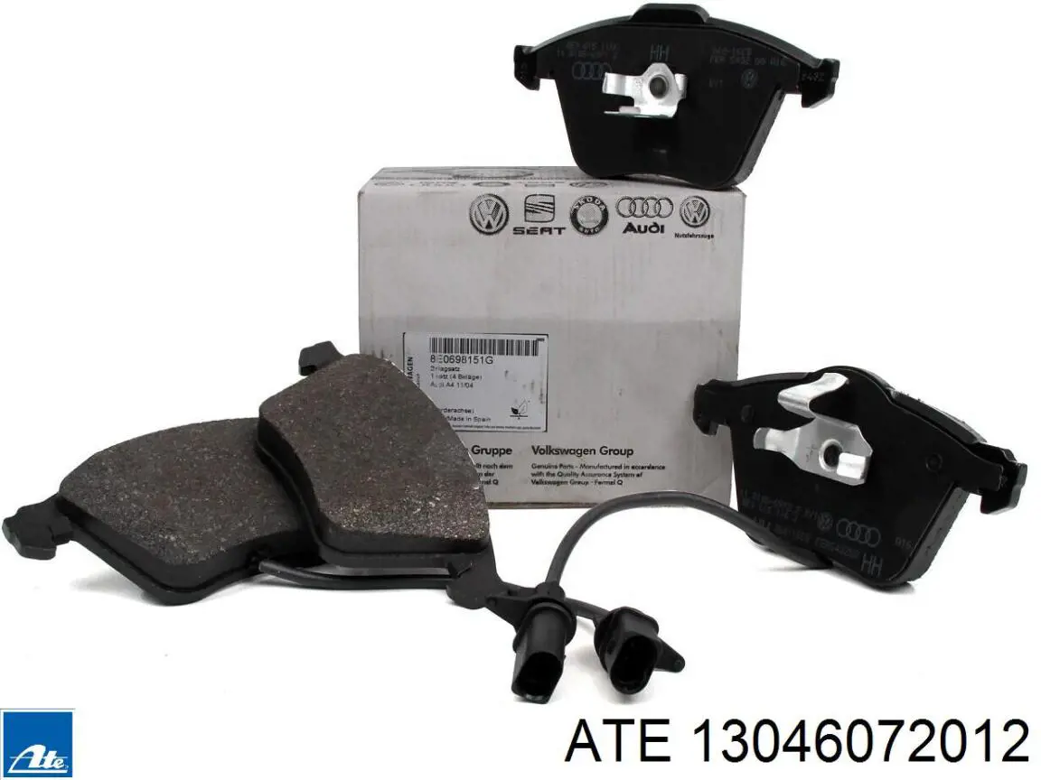Колодки ATE 13046072012 цена, от 82.87 USD