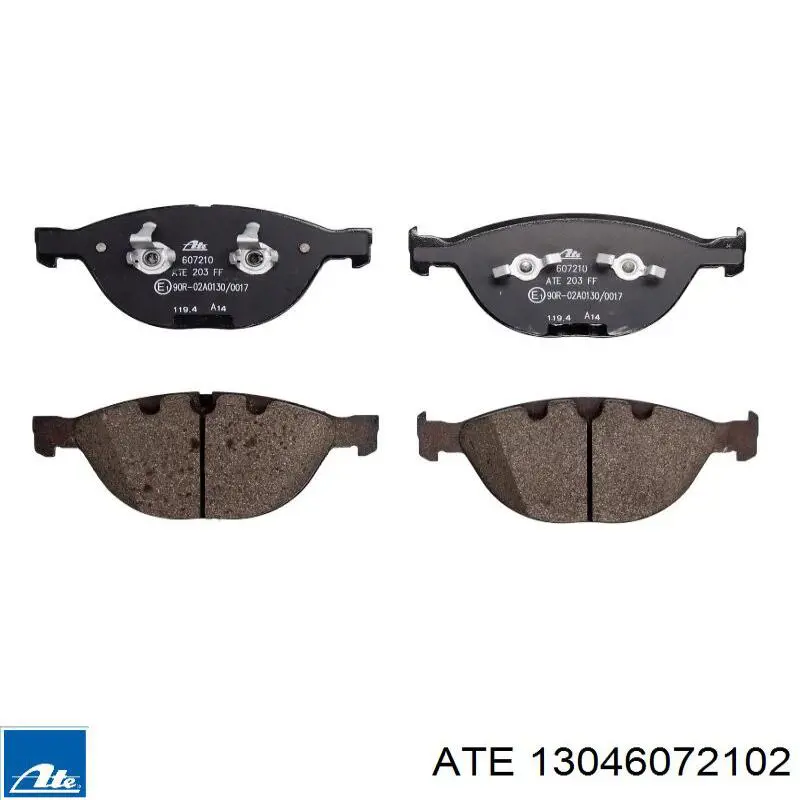 Колодки ATE 13046072102 цена, от 159.05 USD