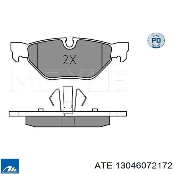 Колодки дисковые  ATE 13046072172 цена, от 44.34 USD