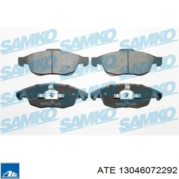 Compre 13046072292 ATE Sapatas do freio dianteiras de disco