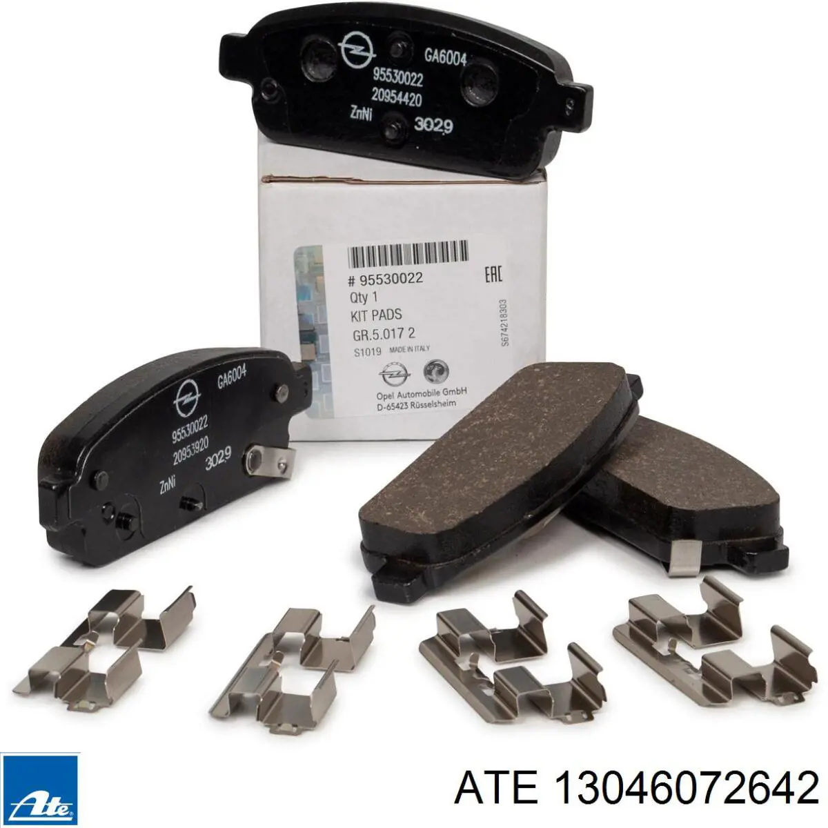 Колодки дисковые  ATE 13046072642 цена, от 34.52 USD
