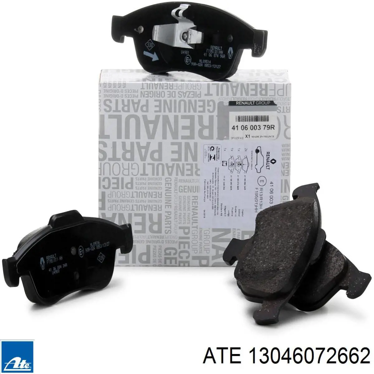 Тормозные колодки ATE 13046072662