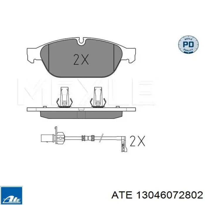 Колодки ATE 13046072802 цена, от 127.70 USD