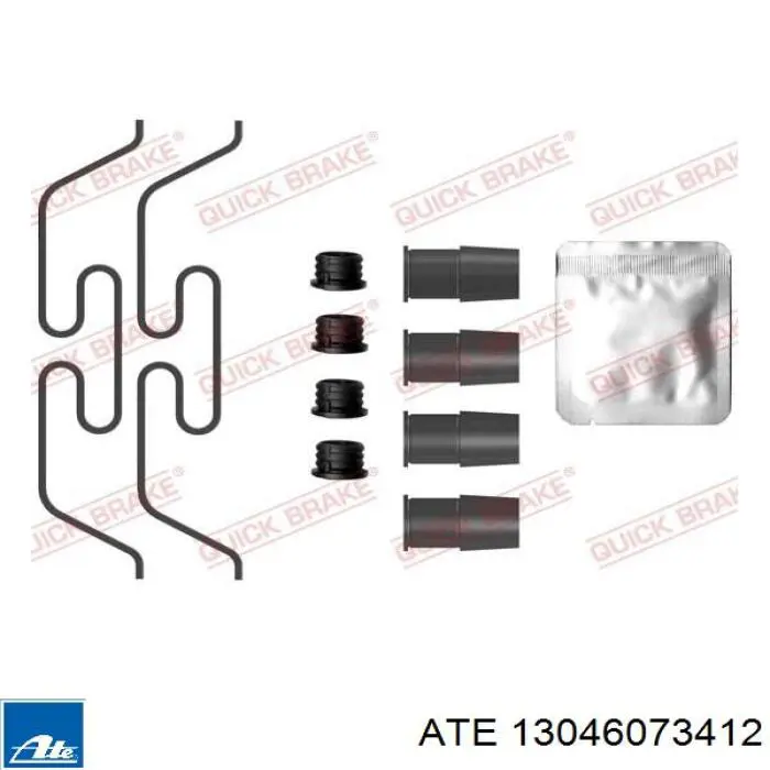 Передние тормозные колодки 13046073412 ATE