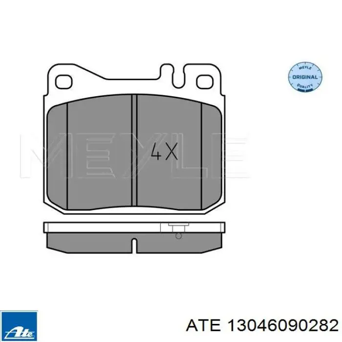 Колодки ATE 13046090282 цена, от 29.00 USD