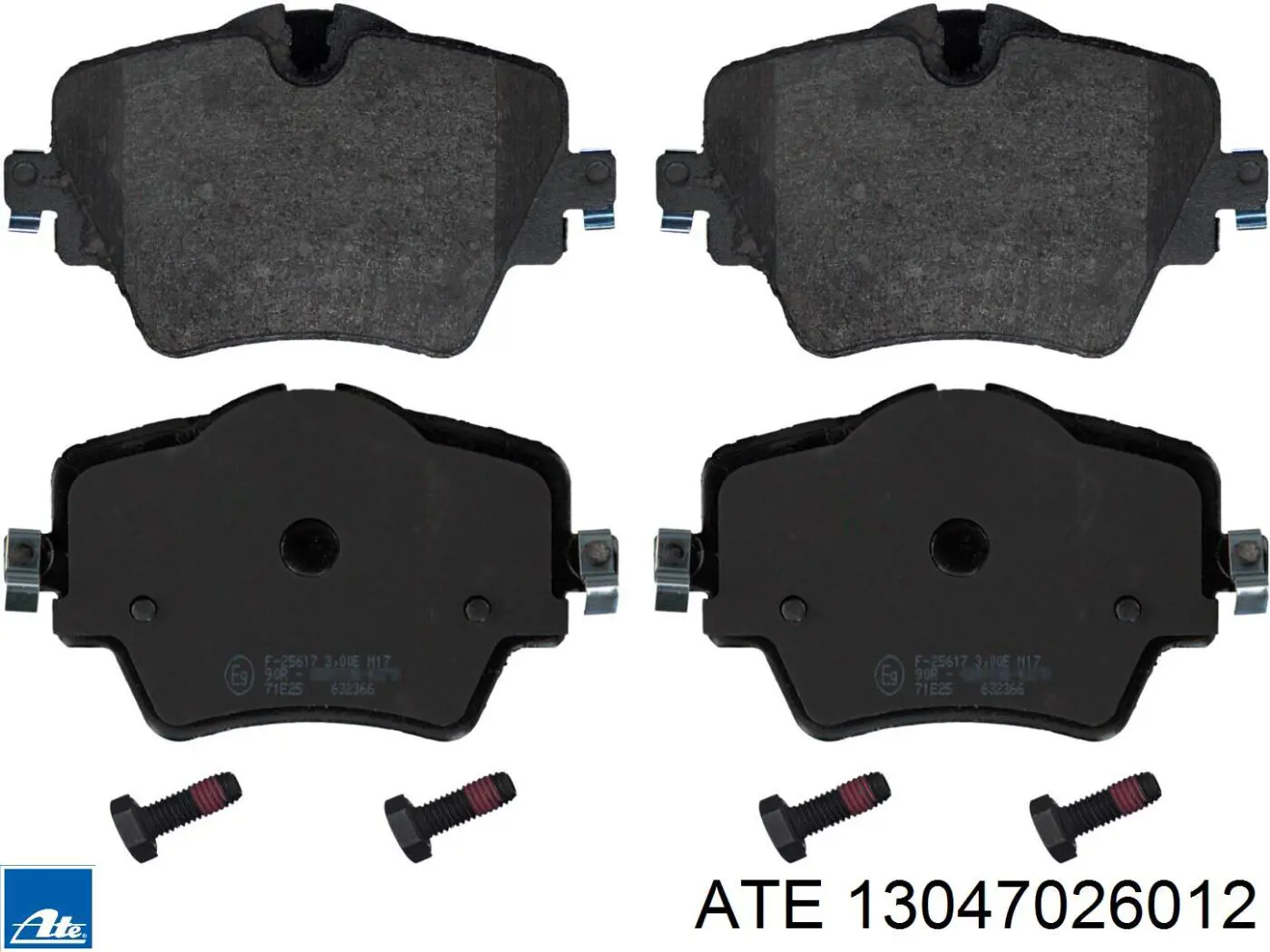 Колодки гальмівні передні, дискові 13047026012 ATE