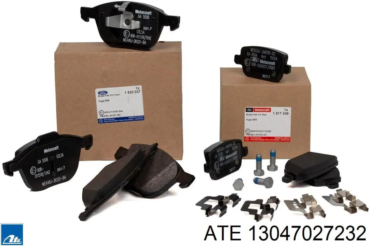 Колодки дисковые  ATE 13047027232 цена, от 20.63 USD