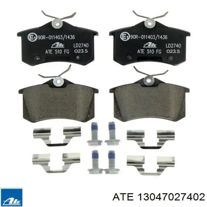 Колодки дисковые  ATE 13047027402 цена, от 51.52 USD