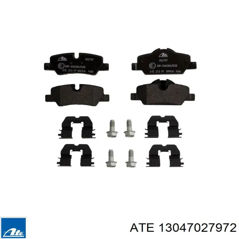 Колодки дисковые  ATE 13047027972 цена, от 49.93 USD