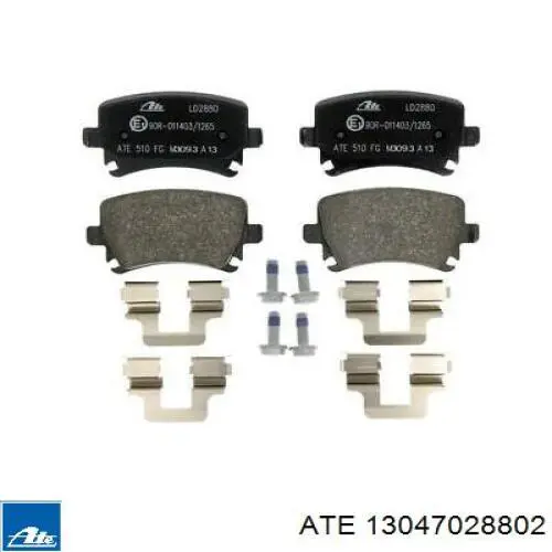 Колодки дисковые  ATE 13047028802 цена, от 36.00 USD