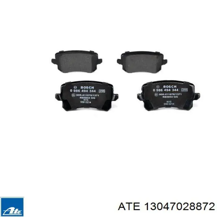 Колодки дисковые  ATE 13047028872 цена, от 31.25 USD