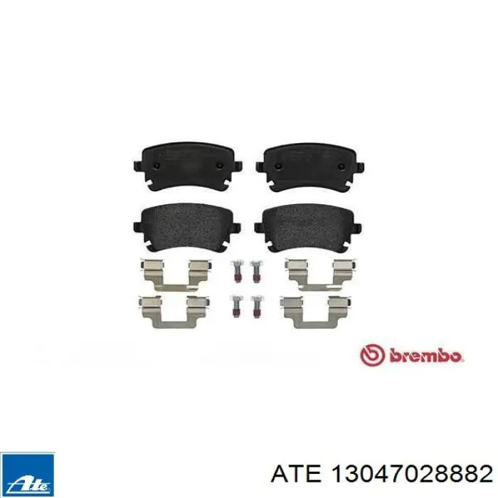 Колодки дисковые  ATE 13047028882 цена, от 24.76 USD