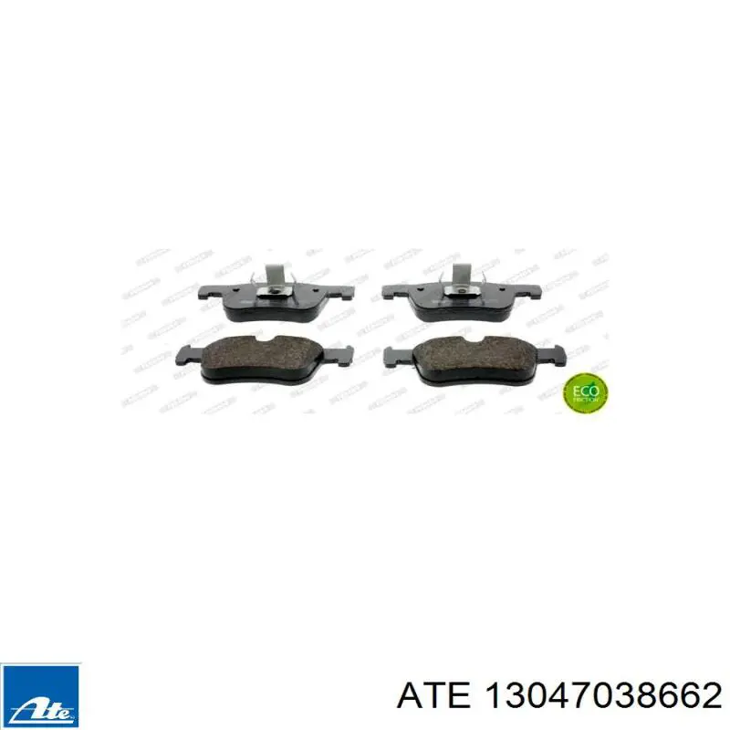 Колодки ATE 13047038662 цена, от 93.01 USD