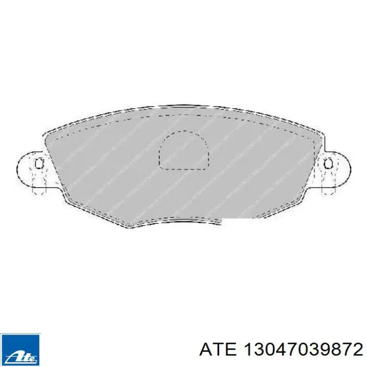 Тормозные колодки ATE 13047039872