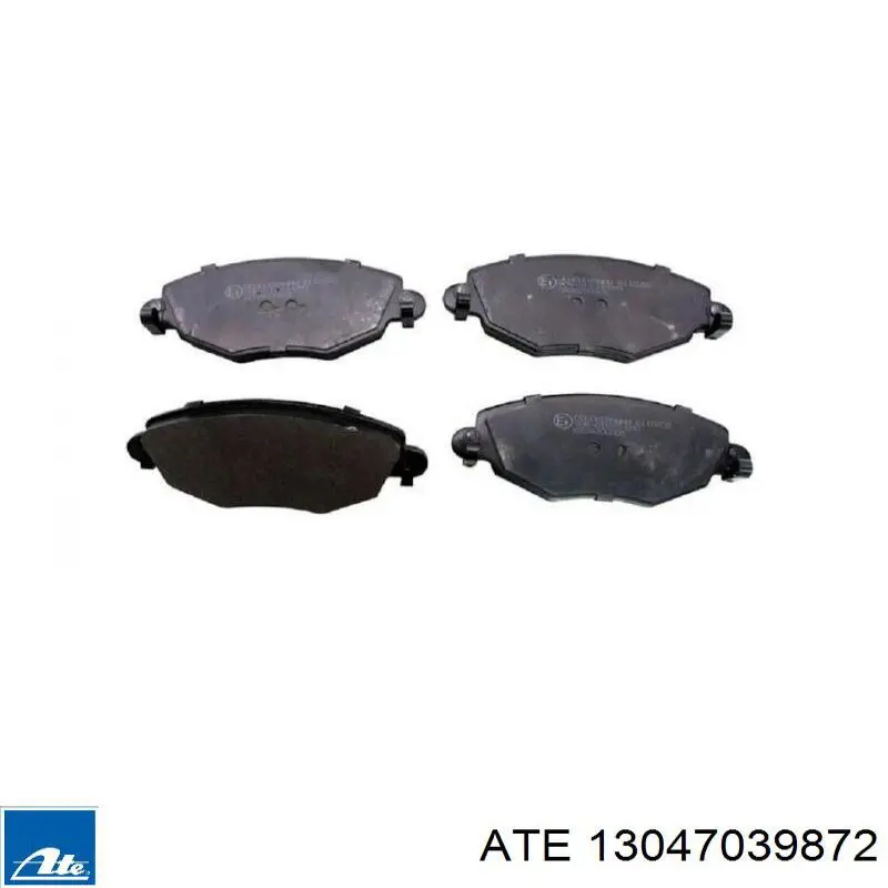 Передние тормозные колодки 13047039872 ATE