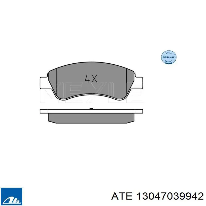 Колодки ATE 13047039942 цена, от 20.56 USD