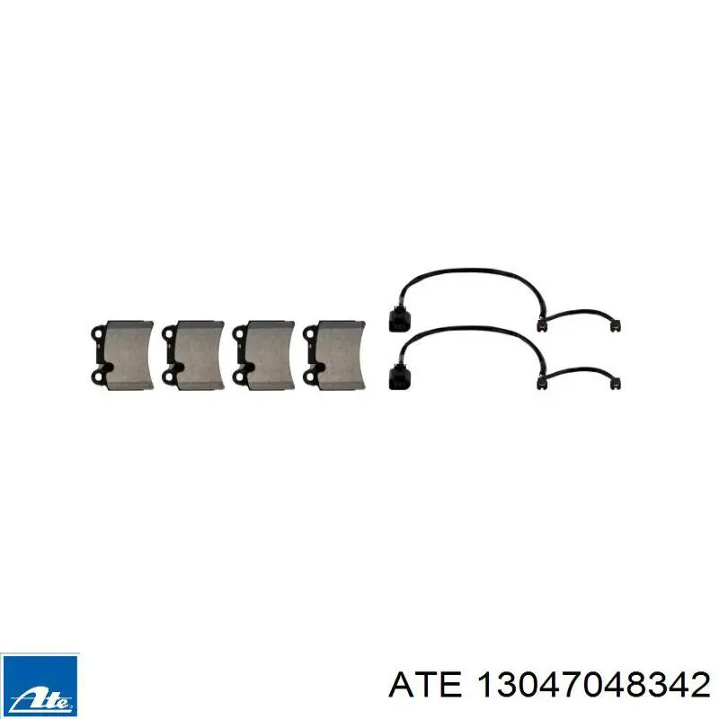 Задние дисковые колодки ATE 13047048342