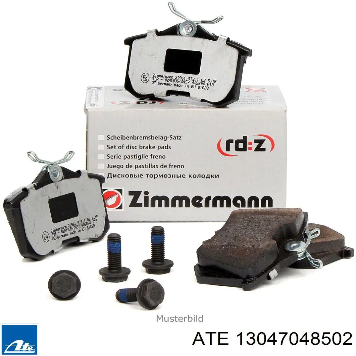 Колодки дисковые  ATE 13047048502 цена, от 101.16 USD