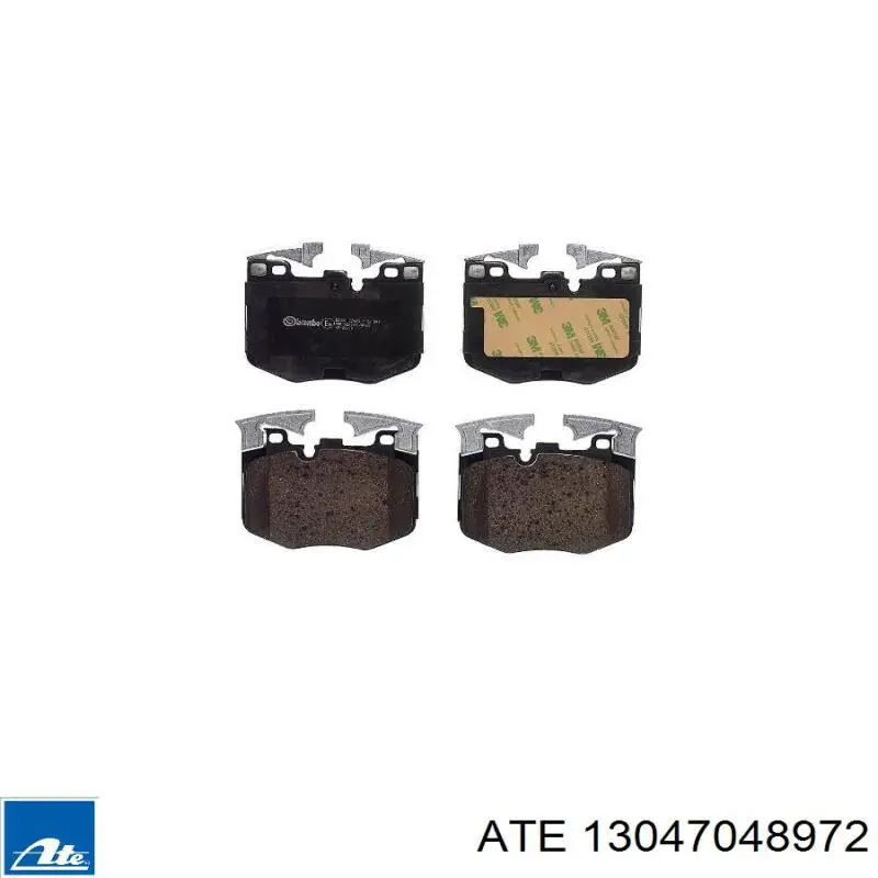Колодки ATE 13047048972 цена, от 287.50 USD