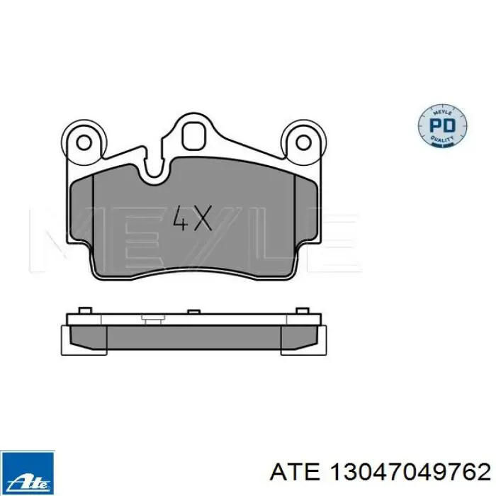 Колодки дисковые  ATE 13047049762 цена, от 118.52 USD