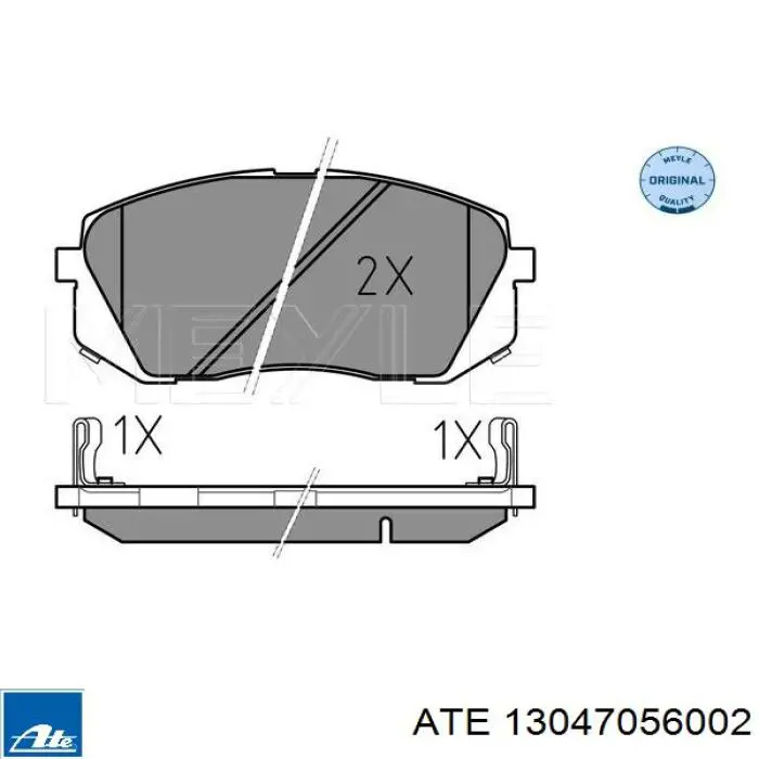 Купить 13047056002 ATE Колодки тормозные