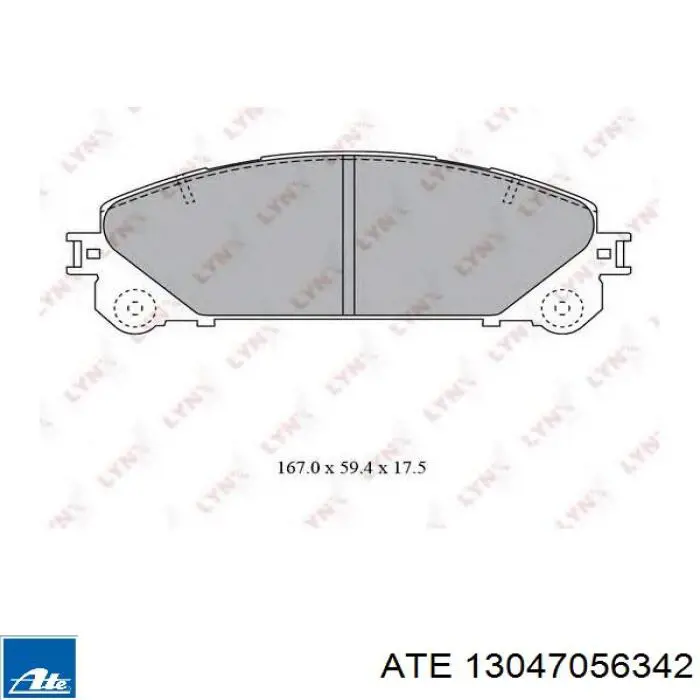 Колодки ATE 13047056342 цена, от 34.09 USD