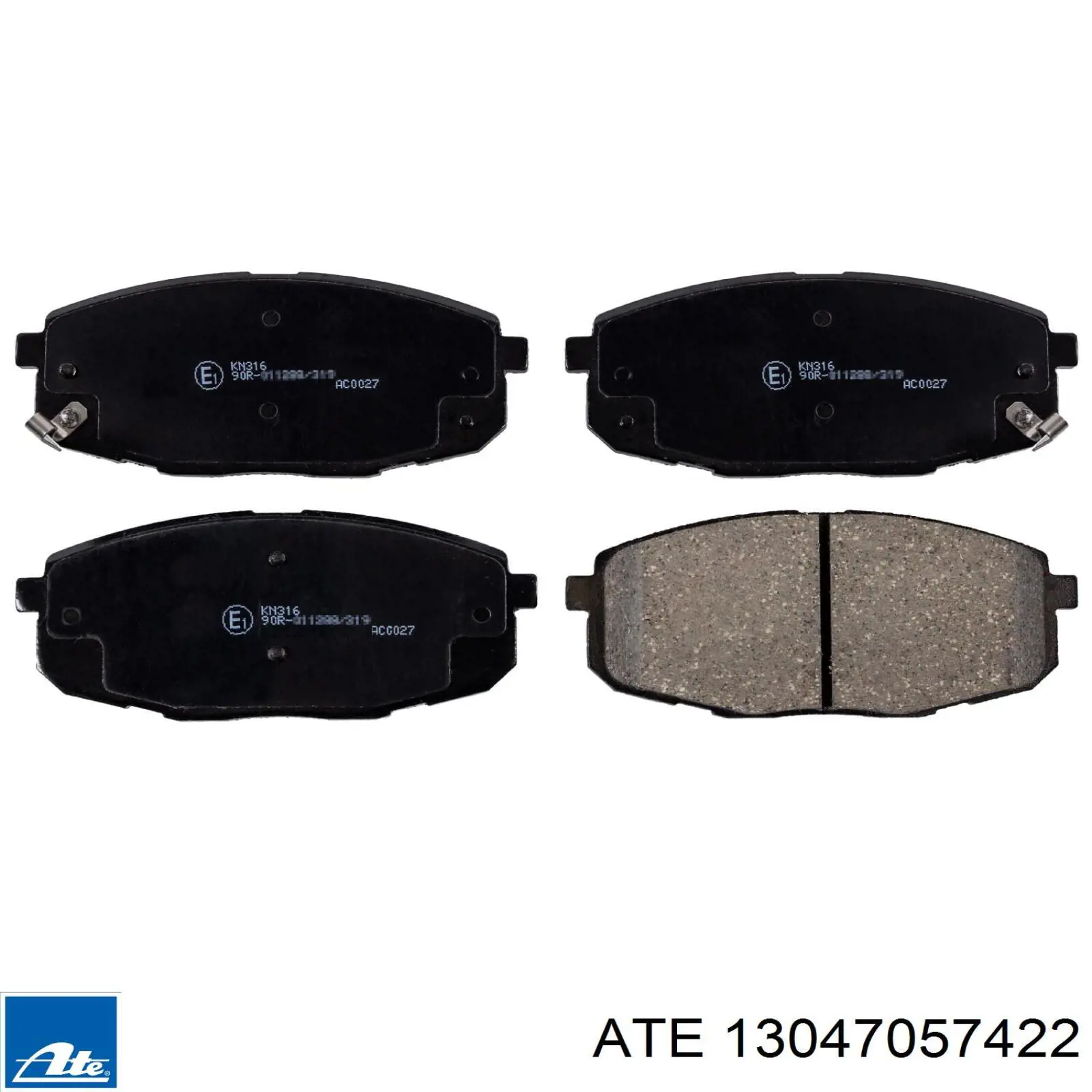 Колодки ATE 13047057422 цена, от 26.89 USD