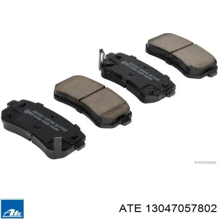 Купить 13047057802 ATE Колодки тормозные задние, дисковые