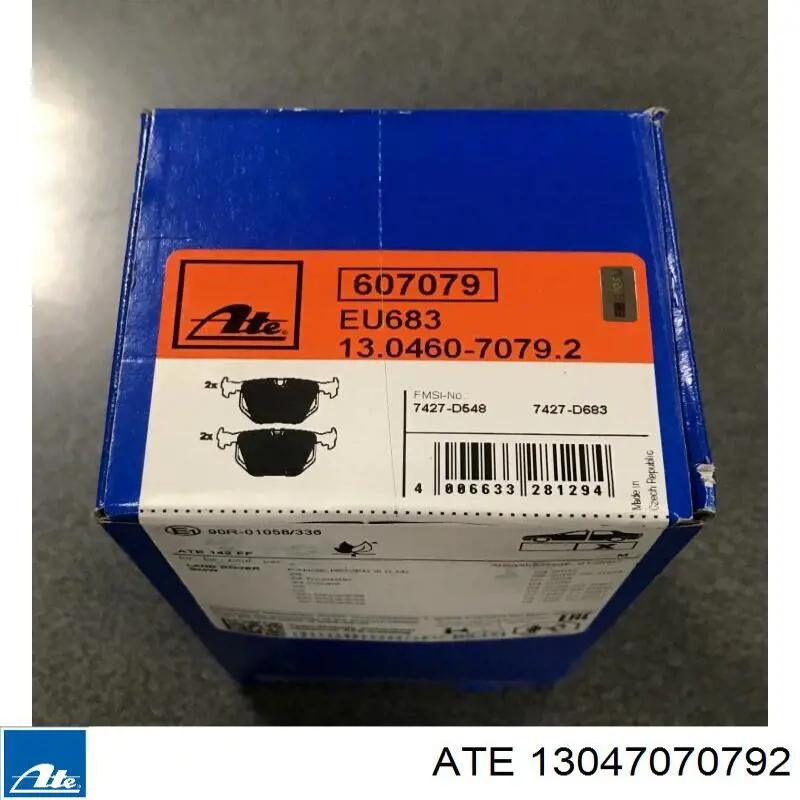 Колодки дисковые  ATE 13047070792 цена, от 86.50 USD