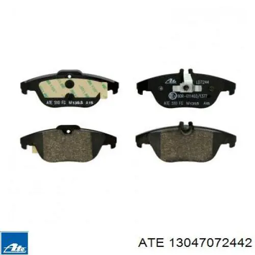 Колодки дисковые  ATE 13047072442 цена, от 42.40 USD