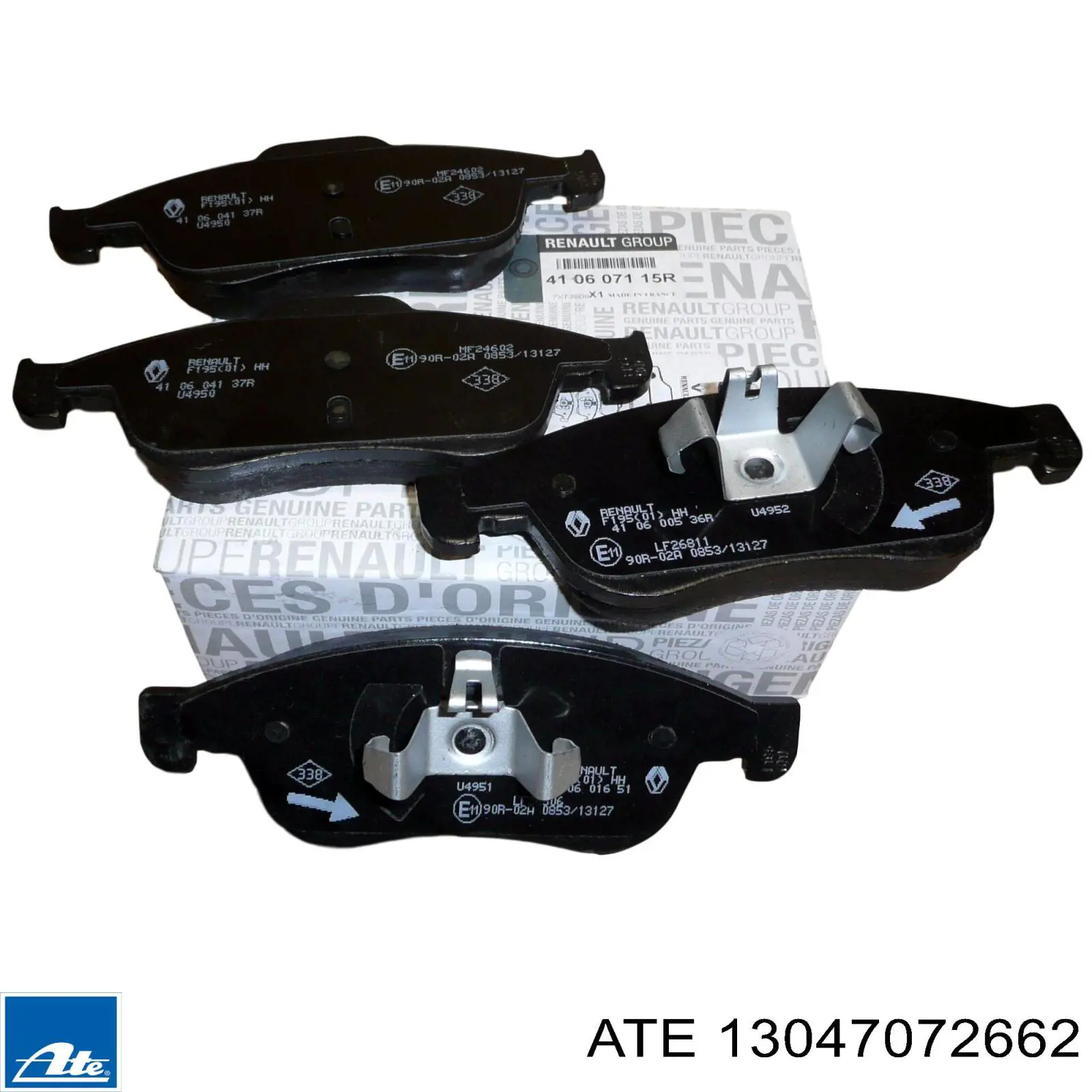 Колодки ATE 13047072662 цена, от 20.62 USD
