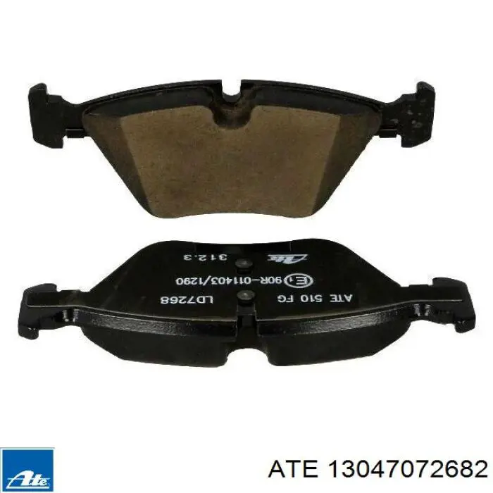 Колодки ATE 13047072682 цена, от 111.56 USD