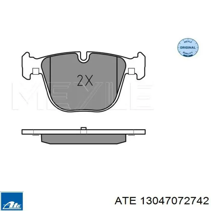 Колодки дисковые  ATE 13047072742 цена, от 121.74 USD