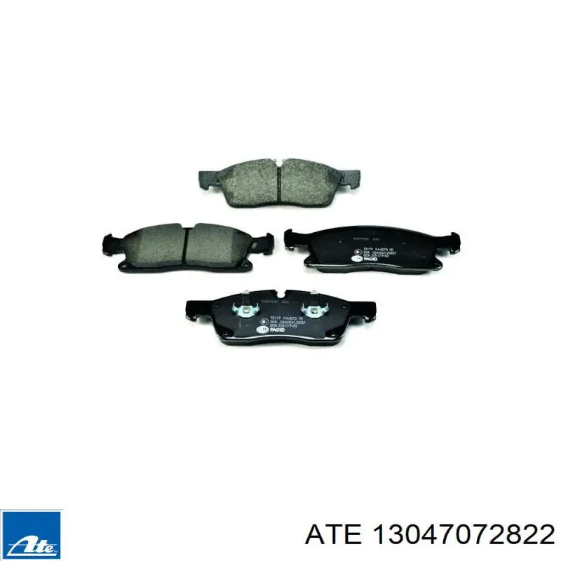 Купить 13047072822 ATE Колодки тормозные
