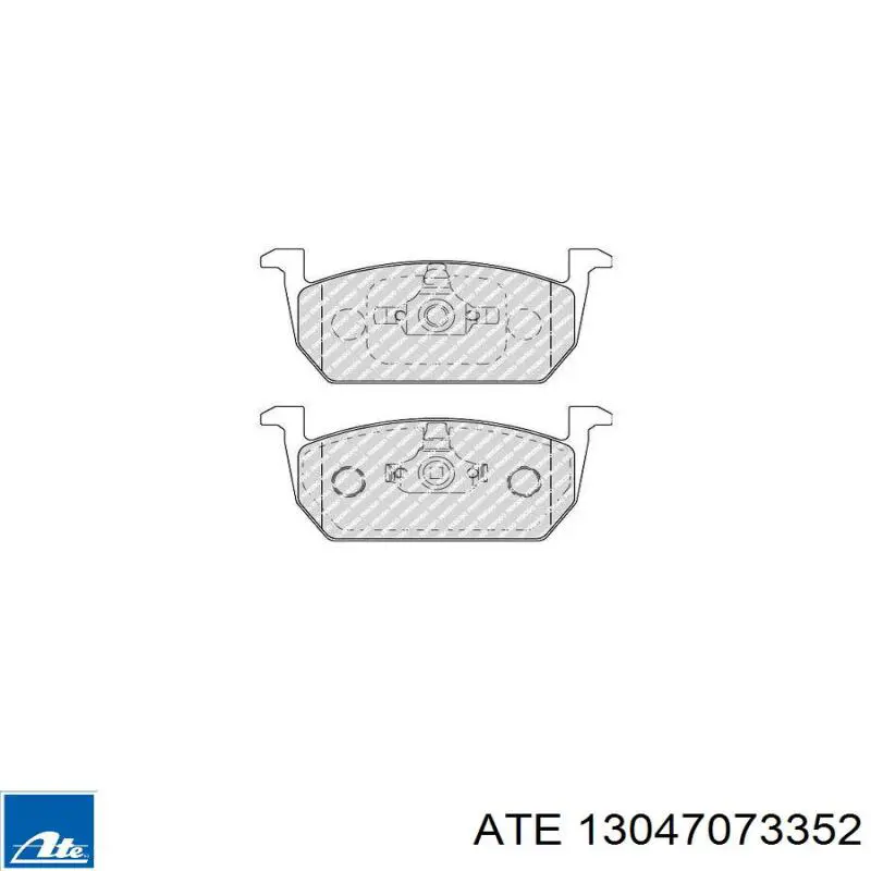 Купить 13047073352 ATE Колодки тормозные