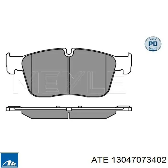 Передние тормозные колодки LR160437 Land Rover