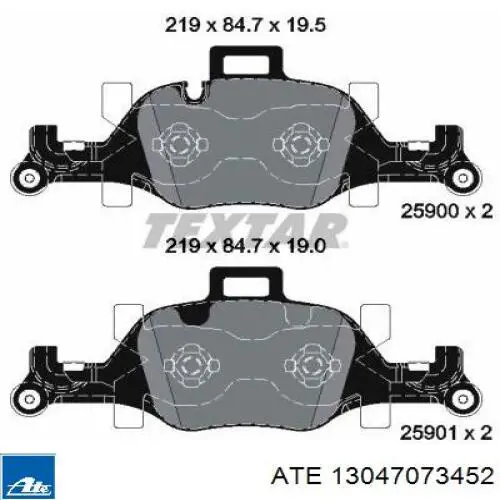 Передние тормозные колодки DP42289R EBC Brakes