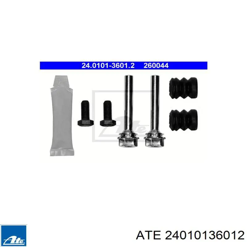 Ремкомплект суппорта тормозного переднего ATE 24010136012