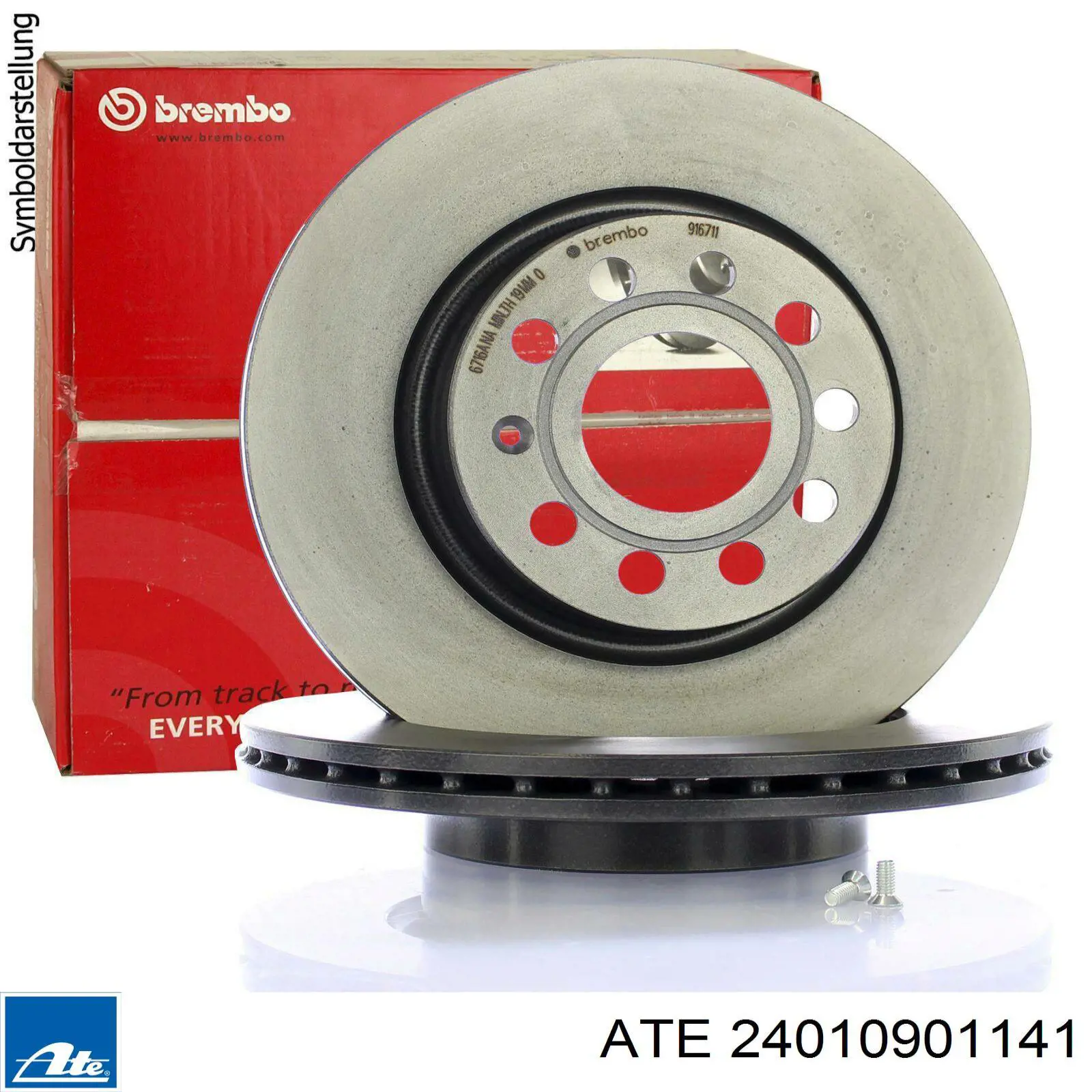 Задний тормозной диск ATE 24010901141 цена, от 41.62 USD