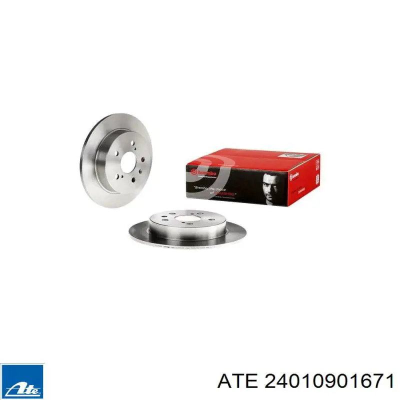 Задний тормозной диск ATE 24010901671 цена, от 42.94 USD