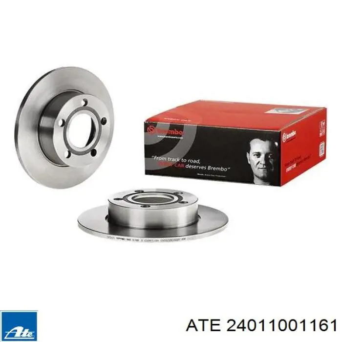 Задний тормозной диск ATE 24011001161 цена, от 22.83 USD
