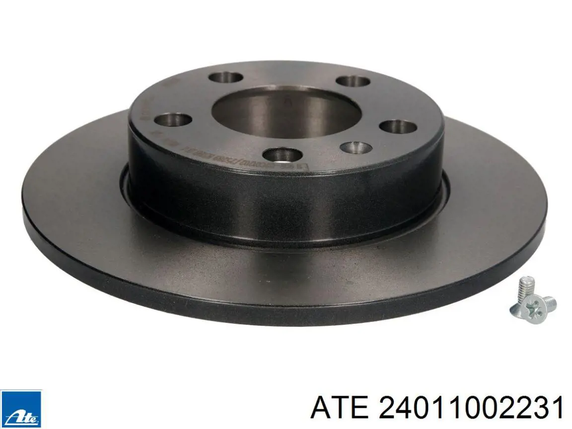 Задний тормозной диск ATE 24011002231 цена, от 35.06 USD