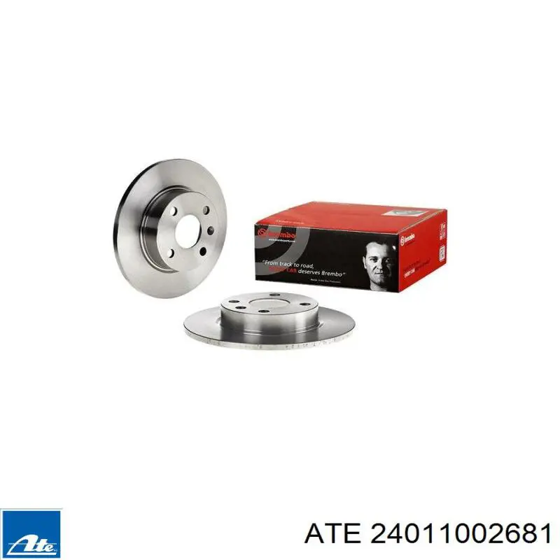 Задний тормозной диск ATE 24011002681 цена, от 30.21 USD