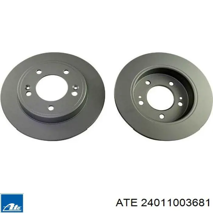 Задний тормозной диск ATE 24011003681 цена, от 57.16 USD